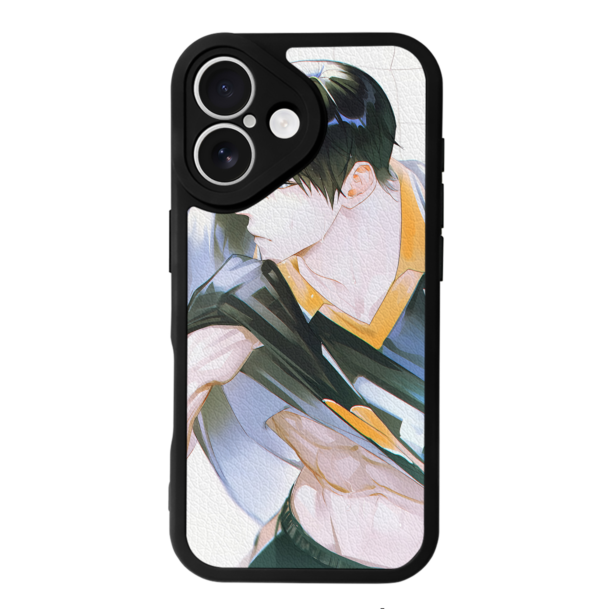 （画像用） ハイキュー!! Haikyu!! 【iPhone 16シリーズ対応】シリコンスマホケース（レザー調） 材質：シリコン